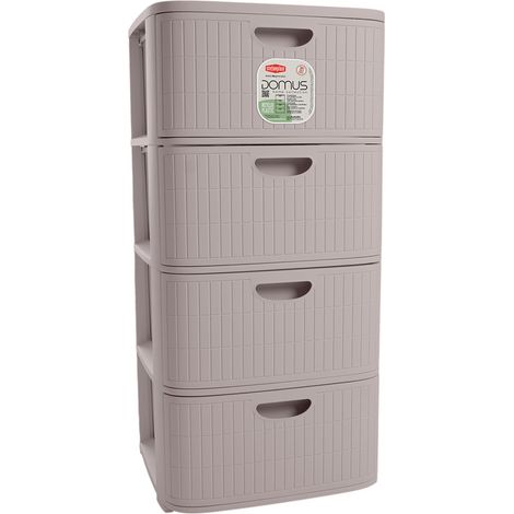 CASSETTIERA 'DOMUS' greige - STEFANPLAST
