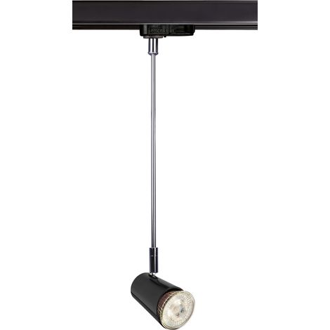 JUDY 223 Spot Rail 3 all.023 GU10 sur tige lpe LED 3,6W 3000K 400lm dimm. ARIC 4406