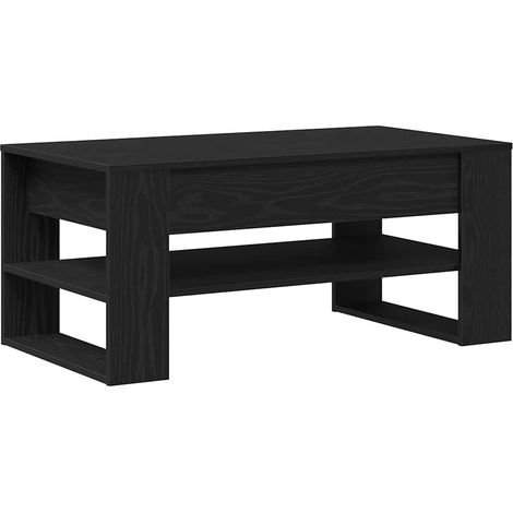 Maison Exclusive - Couchtisch Schwarz Eichen-Optik 102 x 55 x 45