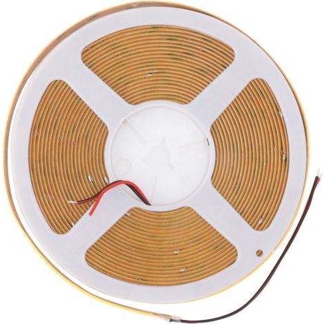 Bande LED COB Ortvai 10m 24V Double Rangée 3000K Haute Luminosité Flexible Adhésive pour Cuisine Meuble Salle de Bain IRC90 (1/5)