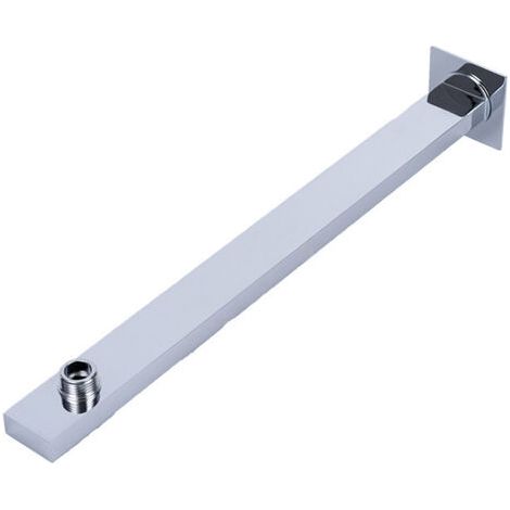 PA S304 Edelstahl Chrom Wandmontierter Duscharm Duscharm 35 cm quadratische Wandhalterung für Duschkopf (1/4)