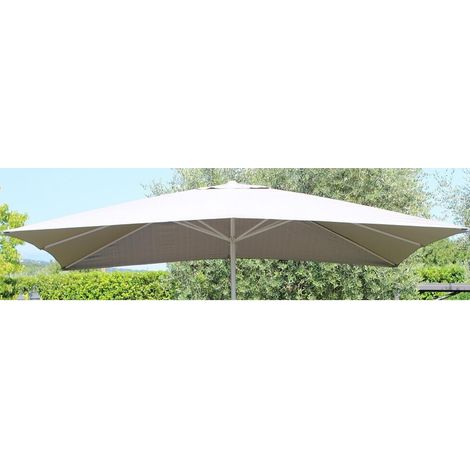 TELO PER OMBRELLONE MERCURIO 3 X 3 MT IN COLORE GRIGIO FUMO (1/2)