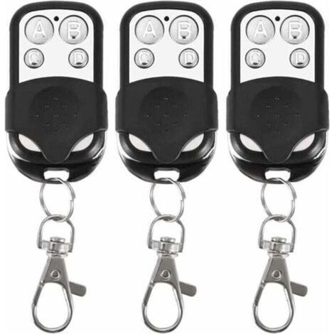 Set mit 3 Universalfernbedienungen für automatische Türen, 315 MHz Frequenz, fester Code, 4 Tasten, für bis zu 4 Türen. (1/4)