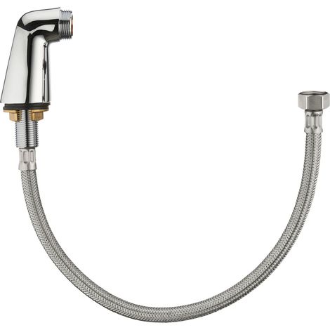 Colonnetta m 3/4 con flessibile f 1/2 l:500 cromato, confezione da 2 pezzi NOYON & THIEBAULT