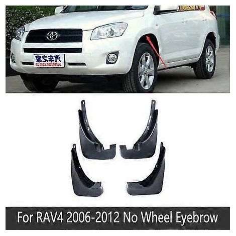 Garde-boue pour Toyota RAV4 2006-2012 et XA30 2007-2011 - Accessoires auto - Bavettes - Pièces de rechange - Sans enjoliveurs de roue (1/5)