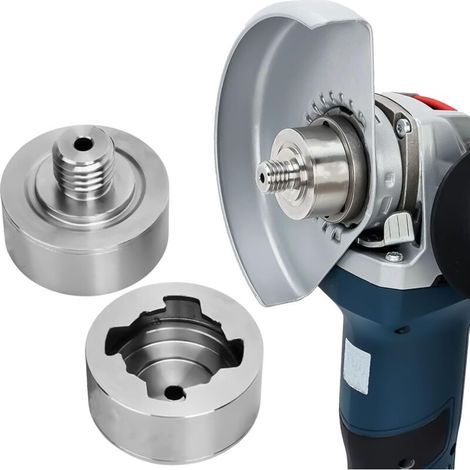 Adaptateur Filetage X-LOCK vers M14 en Acier Inoxydable, Haute Précision et Stabilité pour Disques de Coupe Meuleuse d'Angle (1/4)