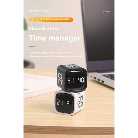 Timer Flip Schwerkraftsensor Würfeltimer für Arbeit, Lernen, Küche