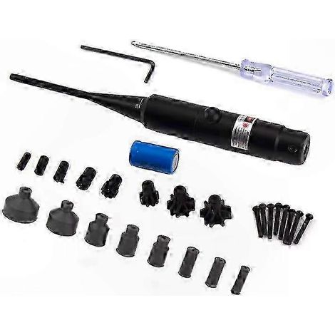 Präzisions-Laser-Nivelliergerät mit grünem/rotem Strahl und 18 Adaptern für genaue Ausrichtung (1/5)