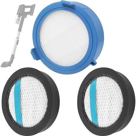 Lot de 3 filtres pour aspirateurs - 2 filtres moteur avant + 1 filtre hygiénique compatibles avec AEG Ultimate 8000, remplacement régulier - AquaForge (1/5)