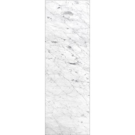 Sticker réfrigérateur et lave vaisselle, marbre blanc style moderne, 180 cm X 59,5 cm (1/2)
