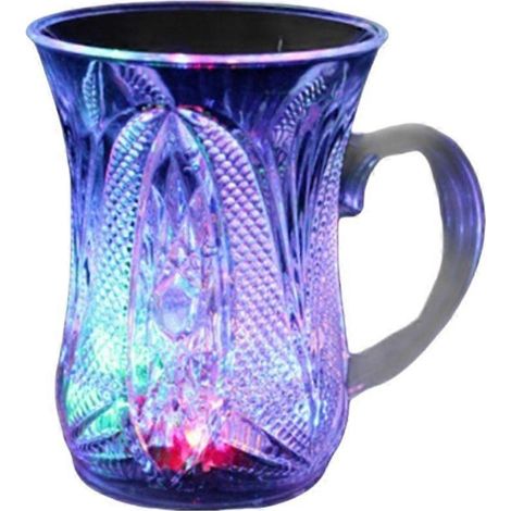 Tasse lumineuse LED, idéale pour le café, le vin, les jus de fruits et les boissons. (1/4)