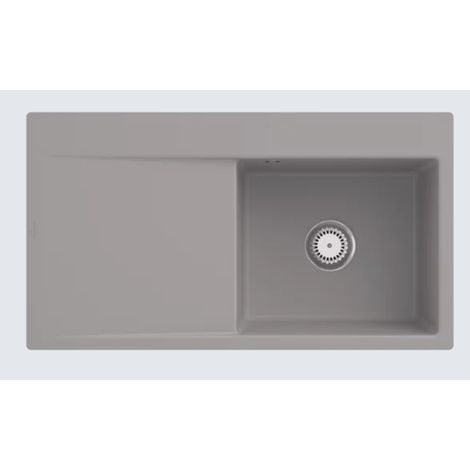Villeroy & Boch V&B Einbauspüle SUBWAY STYLE 50 FLAT 880x490mm Be re Handbet. fossil (1/3)