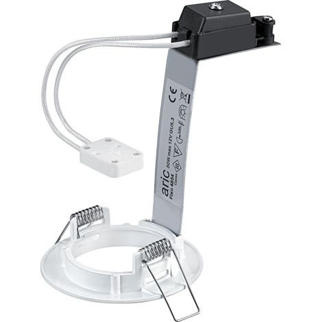 Spot Fixo G5.3 blanc sans lampe - ARIC SAS