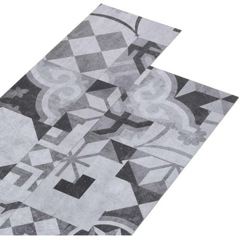 Bandes de revêtement de sol autocollantes en PVC, 30,5 x 61 cm, 28 pièces par paquet
