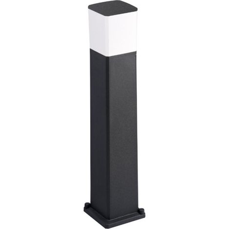Lampioncino esterno top light como pa80 nero e27 led resina