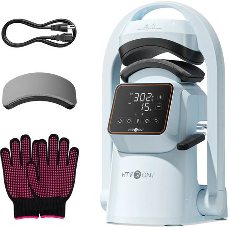 Hat Heat Press Maschine, Automatischer Betrieb, Touchscreen-Steuerung, Standard-Kit (1/2)