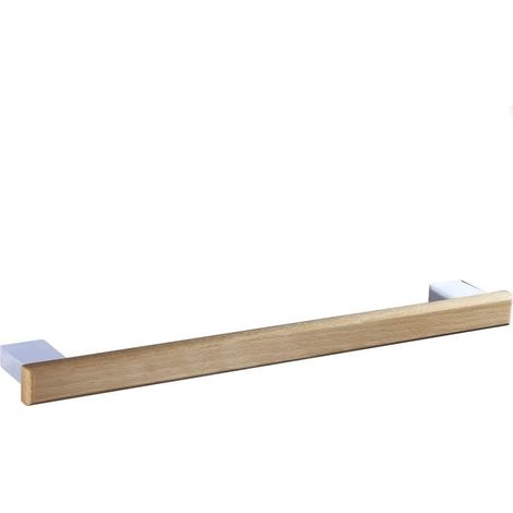 MANILLONS TORRENT 01901025 NATURA Toallero Barra 60cm Cromo/Natural - ref: 01901025 (1/2)