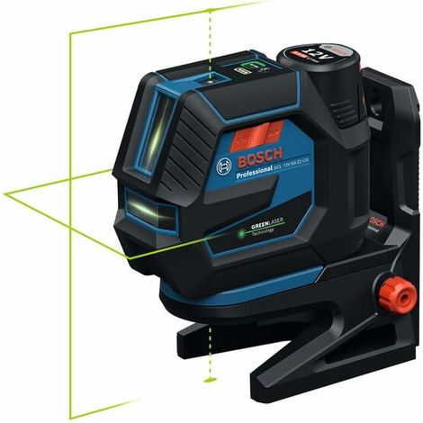 Laser combinato Bosch GCL 12V-50-22 CG + supporto girevole RM20 + treppiede BT150 in borsa