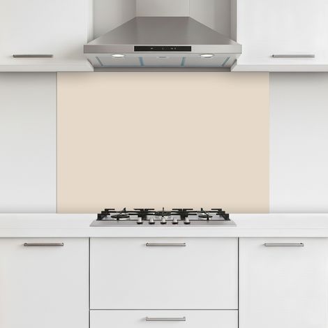 CRÉDENCE CUISINE Beige - Couleur unie 120x80 cm