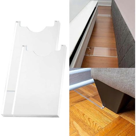 Cale de canapé en acrylique, coussin cale-lit transparent, coussin de canapé compatible, protection antichute pour chaise, protection transparente pour meubles 2025 (1/5)