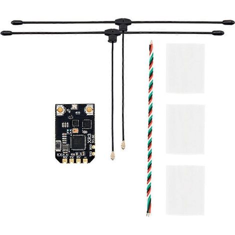 Für RadioMaster XR3 Nano Dualband ExpressLRS-Empfänger mit T-Antenne
