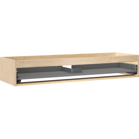 Mexen Box-A cuerpo de mueble bajo lavabo de 140 cm, 1 cajón, roble - 91AX0-1400-235-1-81 (1/4)