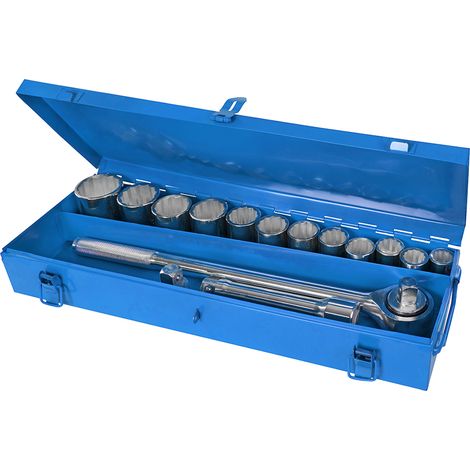 Set di inserti per chiavi a bussola da 3/4" cricchetto meccanica Silverline 15 pz (1/5)