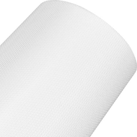 JSCARLIFE Film autocollant en vinyle perforé blanc pour fenêtre de maison, bureau et salle de bain, décoration de porte en verre (50 cm x 500 cm) (1/5)