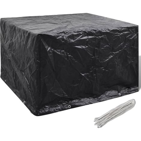 Cubierta para muebles de jardín 8 ojales 135x135x90 cm vidaXL