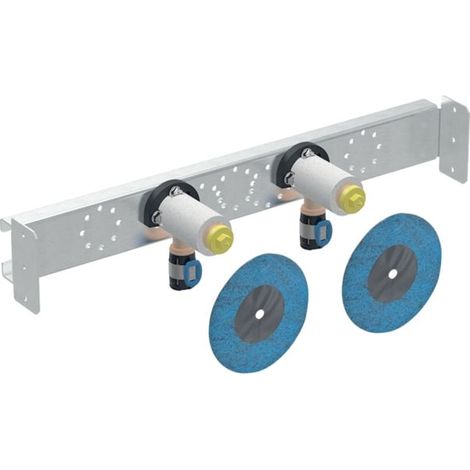 Geberit Support de raccordement FlowFit 619671001 DN 15, Ø 20 mm, Rp 2000 / 2, 50 cm, 90 degrés, cloison sèche (1/3)