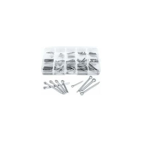 Goupille Fendue 150 pièces Goupille de Verrouillage en Acier 304 Inoxydable Assortiment pour la Mécanique de Petits Réparation 15 Tailles Différentes