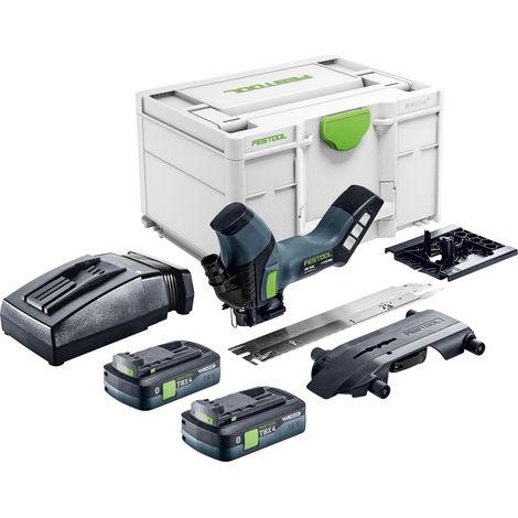 Festool ISC 240 EB-Basic Akku Dämmstoffsäge 18 V 240 mm + 2x Akku 4,0 Ah + Ladegerät + Systainer