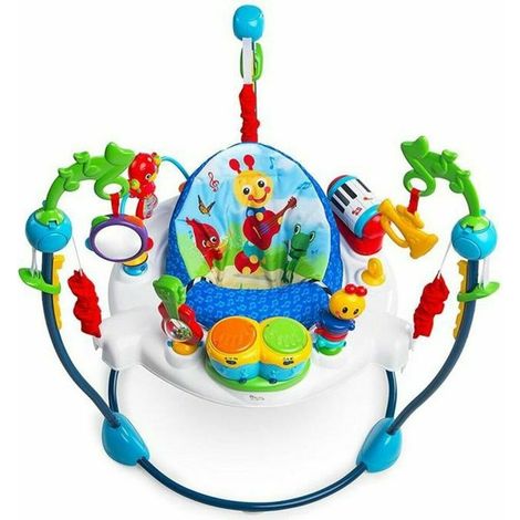 BABY EINSTEIN Area di Svezzamento a Rimbalzi - Sinfonia - regalo per neonati, seggiolino a rimbalzi, ruotabile 360°, multilingue (1/4)
