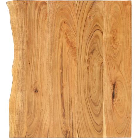 Dessus de meuble-lavabo de salle de bain Acacia 58x52x3,8 cm