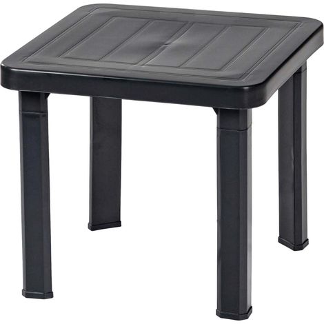Mesa auxiliar 47x47 Andorra garbar plástico gris (1/5)