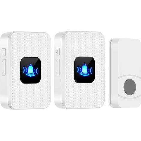 Smart Doorbell Home Electronic 1 to 2 Wireless Doorbell Pager Ding Dong Machine (1/5)