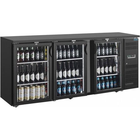 Arrière-bar 3 portes battantes vitrées 499 Litres, 350 W, 220V - MONO