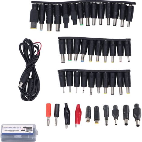 Adaptateur Secteur Universel 45 Pièces pour Ordinateur Portable - Chargeur DC Maintenance Informatique (1/5)