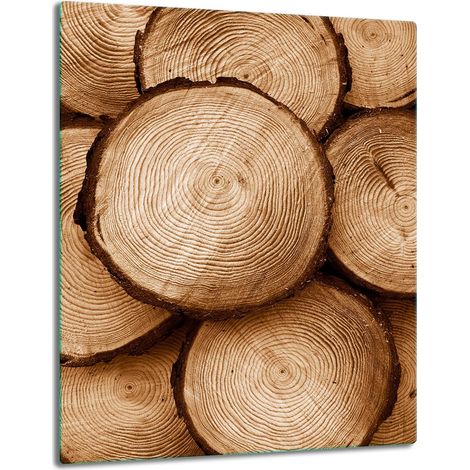 PIASTRA DI PROTEZIONE IN VETRO PER PIANO COTTURA A INDUZIONE 40x52 LEGNO (1/5)