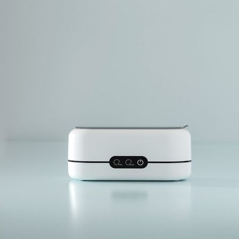 Machine de nettoyage de bijoux à ultrasons,nettoyeur à ultrasons 48 kHz,convient aux bijoux,bracelets de montre,réservoir en acier inoxydable 304 (1/5)