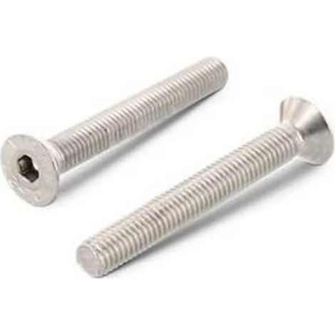Tornillo Euromarine iso 10642 acero inoxidable 6 mm 70 mm