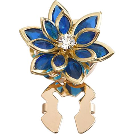 Gemelli per camicia elegante a tema blu pavone