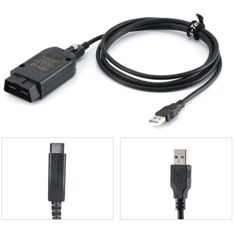 NALOOKAMIC Câble de diagnostic HEX V2 VCDS VAG COM 25.3 5053 pour lecteur automatique VW/AUDI/Skoda/Seat, câble USB pour scanner (anglais)