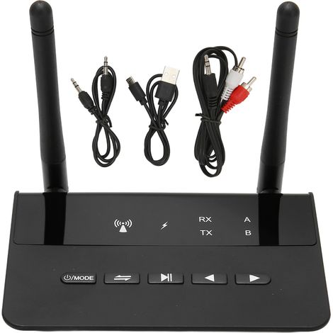 Émetteur-récepteur Bluetooth 5.2 avec ports 3.5mm et RCA, aptX à faible latence, pour TV et voiture (1/5)