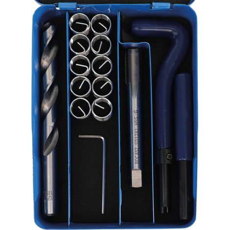 BGS Gewinde-Reparatursatz M12 x 1,0 14tlg. - 9437