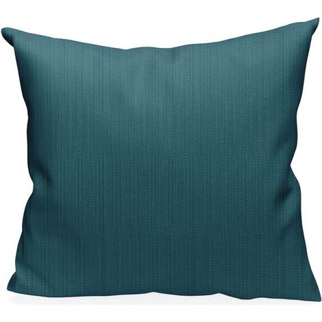 Filiyano-Coussin en velours 40x40 cm SAMETS bleu canard, par Soleil d'ocre Bleu
