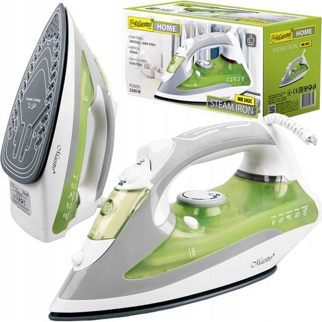 Plancha de vapor de cerámica autolimpiante MAESTRO MR-302C 2200 W