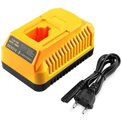 Chargeur Batterie - DC9310 - Pour Batteries Ni-Cd Ni-Mh 7,2 V À 18 V - Compatible Outils Sans Fil - 1 Pièce (1/5)