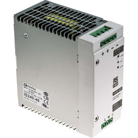 Alimentation pour rail DIN RS PRO, 48V c.c. 5A, 230V c.a., 240W ( Prix pour 1 )