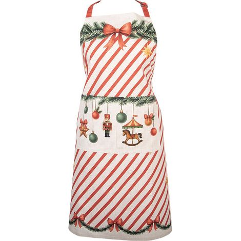 Tablier de Cuisine en Coton Beige 70 x 85 cm pour Cuisson et Pâtisseries - PANGIVO (1/4)